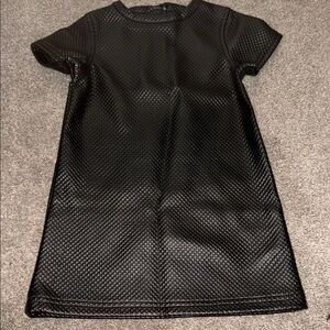 Chic Black Textured Dress
